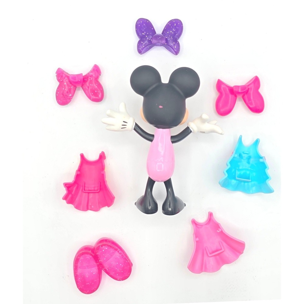 Disney Minnie Mouse Snap n Style Mattel 2011 Figure Outfits Accessories Set - Picture 2 of 5